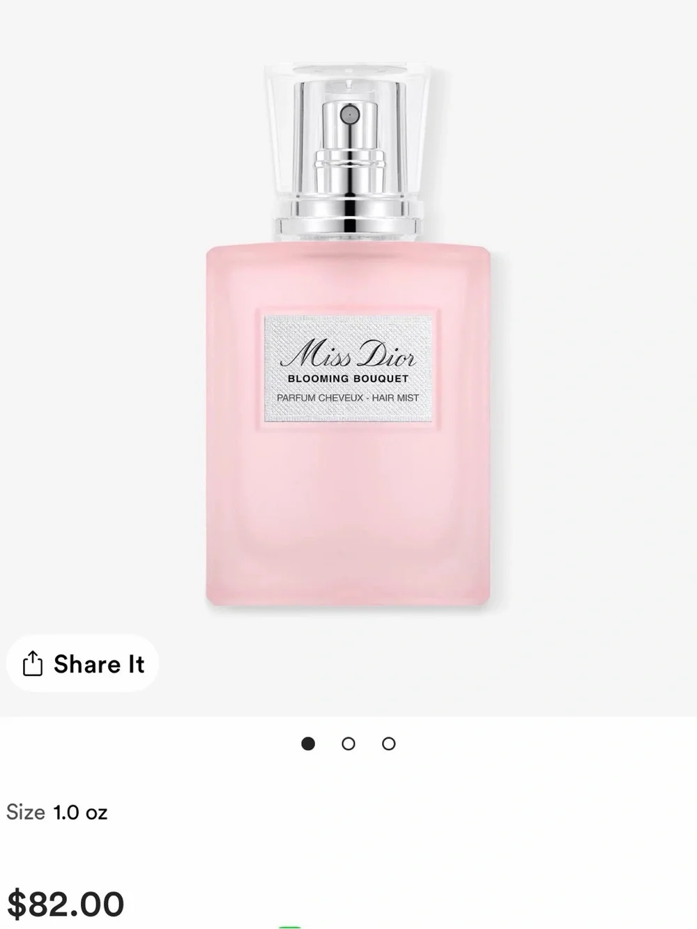 Dior Miss Dior Blooming Bouquet Pink Hair Mist
